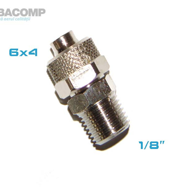 RACORD DREPT CU FILET EXTERIOR 1/8 PENTRU FURTUN 4X6 A160/2 VEPA