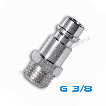 Male Quick Coupling with 3/8" Male Thread