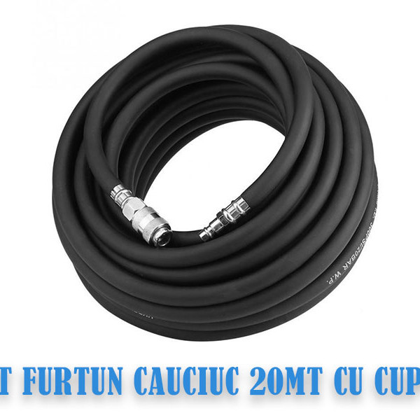 FURTUN CAUCIUC 20MT CU CUPLAJE KIT AIR HOSE 20 ABACOMP