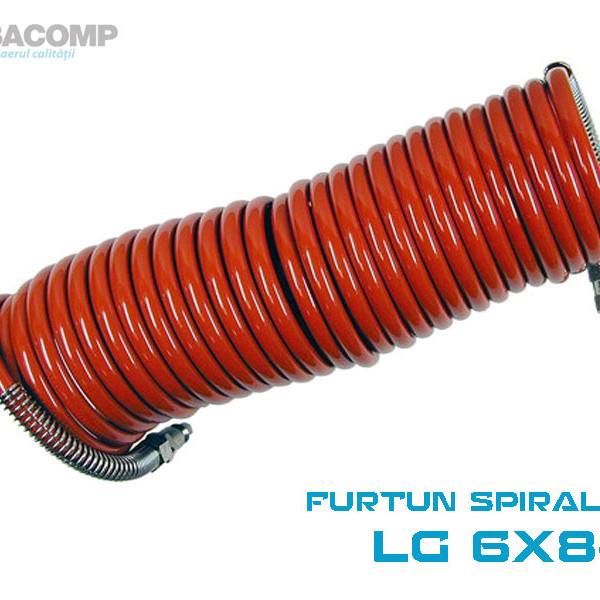 LONGLIFE SPIRAL HOSE 5M+2 CUPLAJE 6X8 O6X8-5 ABACOMP