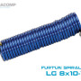 LONGLIFE SPIRAL HOSE 15M+2 CUPLAJE 8X10