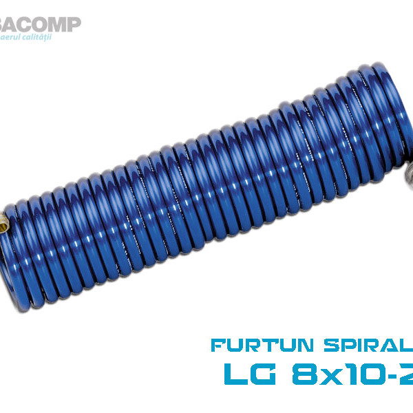 LONGLIFE SPIRAL HOSE 20M+2 CUPLAJE 8X10 B8X10-20 ABACOMP
