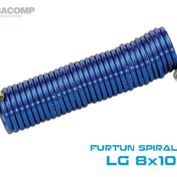 FURTUN SPIRALAT LG 8X10 5M CU CUPLAJ