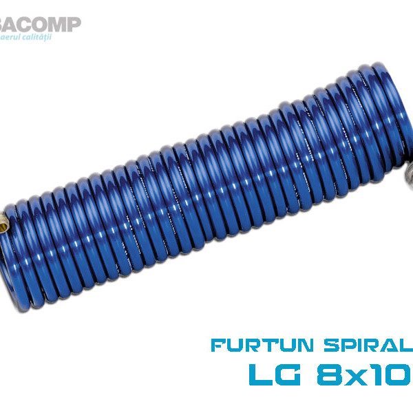 LONGLIFE SPIRAL HOSE 5M+2 CUPLAJE 8X10 B8X10-5 ABACOMP
