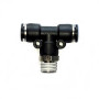 1/4 CENTRAL TEE COUPLING FOR 10mm HOSE