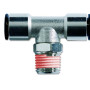 PNEUMATIC T MALE ROTATIG THREAD 1/4 CONNECTOR D6