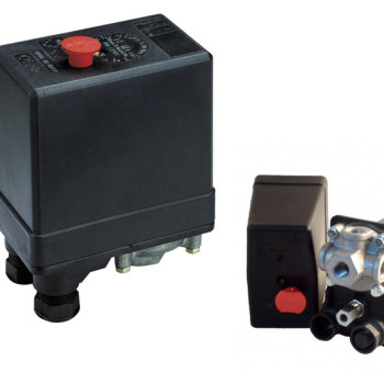 PRESOSTAT COMPRESOR AER 400V TRIFAZAT 20A,O IESIRE 3/8, TREI IESIRI 1/4, 12 BARI