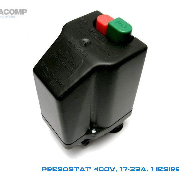 PRESOSTAT COMPRESOR TRIFAZAT 400V 17-23A,O IESIRE 3/8, 12 BARI ET21V3/817/23 NE-MA