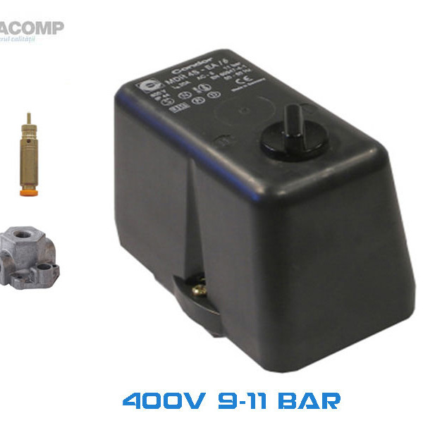 PRESOSTAT TRIFAZAT MDR4 400V 9-11 BAR 3 IESIRI 206866 CONDOR