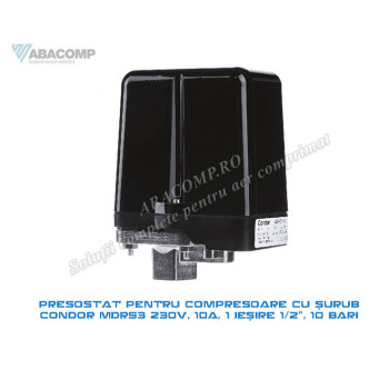 Presostat Compresor cu Surub MDR53 230V 10A 1/2 10 Bari