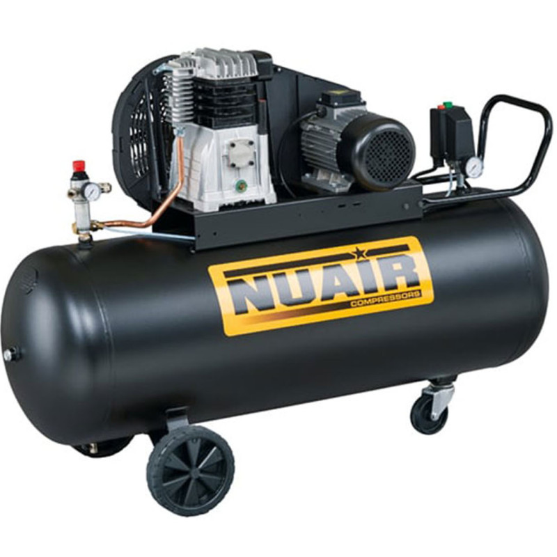 Compresor trifazat cu piston Nuair B3800/200 CT4 Compresor aer 200L motor 3kW Nuair B3800