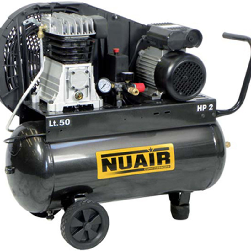 Compresor monofazat cu piston Nuair B2800/50 CM3 Compresor aer 50L motor 2.2kW Nuair B2800