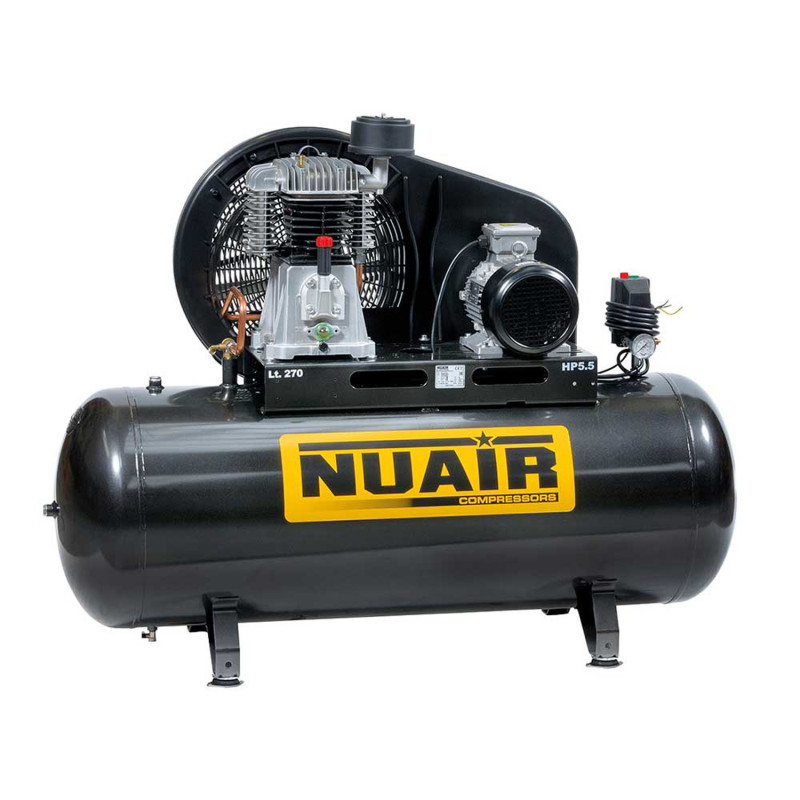 Compresor aer 270l 4kw 380v 512 l/min NUB NB7 5.5CT NUAIR