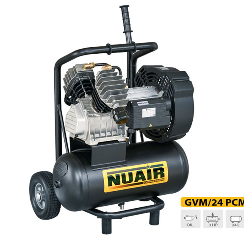 Compresor aer profesional 24L 2.2Kw 10Bar GVM/24 PCM TECH CE NUAIR