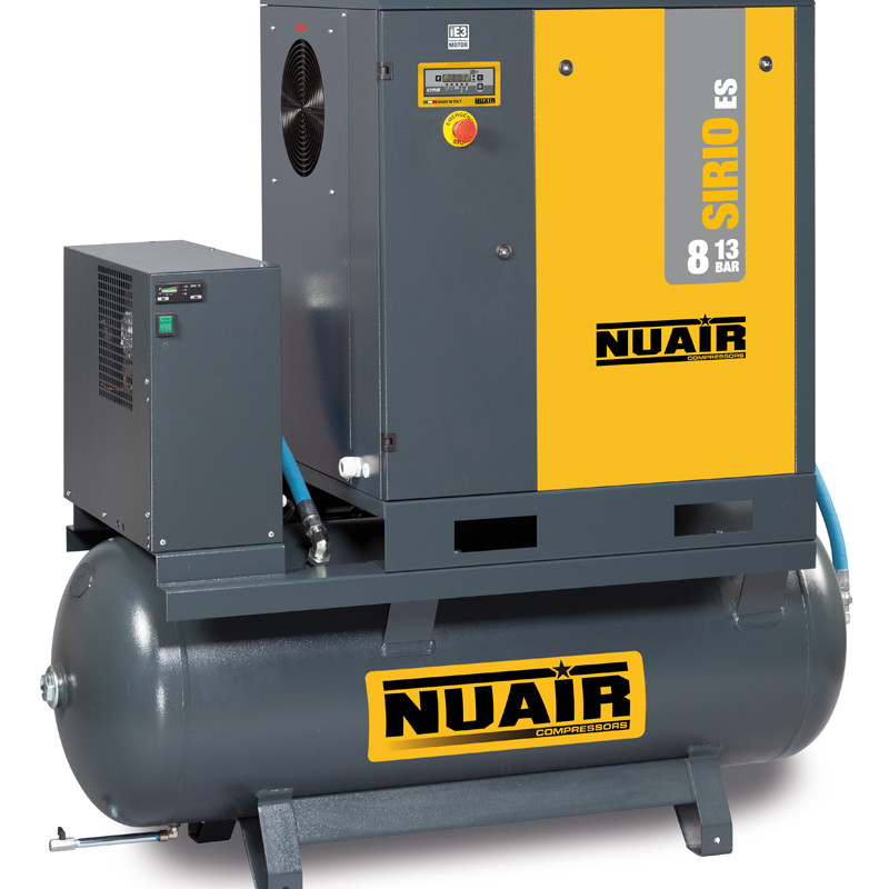 COMPRESOR CU SURUB 13 BARI REZERVOR 270L SIRIO 8-13-270 ES NUAIR