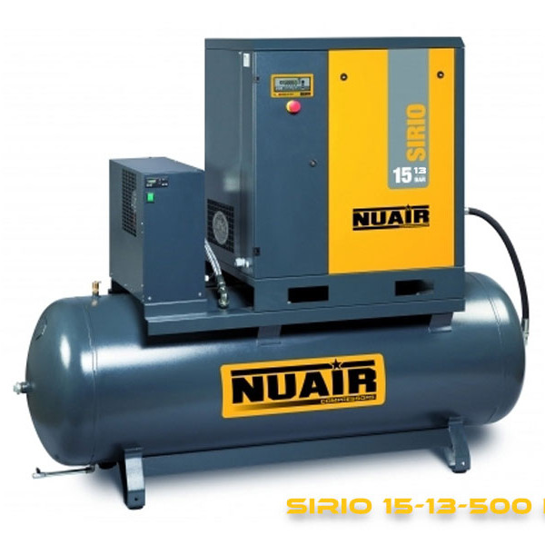 SIRIO 15KW 13BAR SCREW AIR COMPRESSOR SIRIO 16 13 500 ES NUAIR