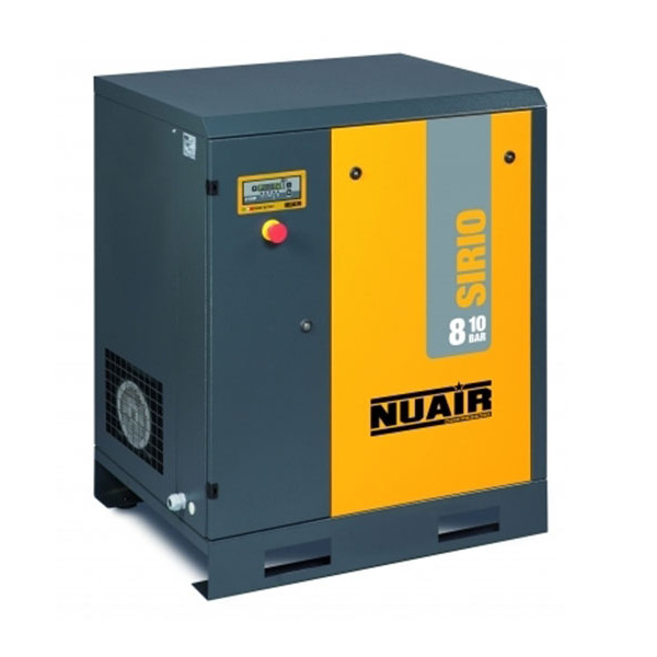 7,5 KW SCREW AIR COMPRESSOR SIRIO 8-10 NUAIR 7,5 KW SCREW AIR COMPRESSOR SIRIO 8-10 NUAIR