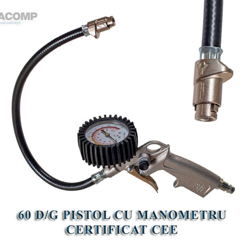 PISTOL CU MANOMETRU CALIBRAT 60D/G 60D/G GENTILIN PISTOL CU MANOMETRU CALIBRAT 60D/G 60D/G GENTILIN