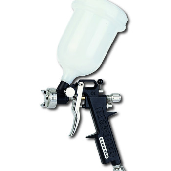 SPRAY GUN WITH GRAVITY FLOW CUP