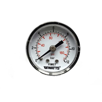 MANOMTERU PRESIUNE AER 0-12 BAR FILET POST 1/8 D40