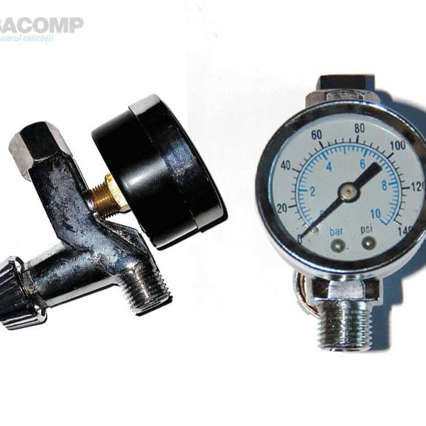 SPRAY GUN  AIR REGULATOR WITH PRESSURE GAUGE V13910 VEPA