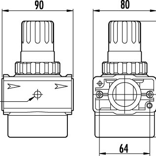 COMPRESSED AIR REGULATOR 1"