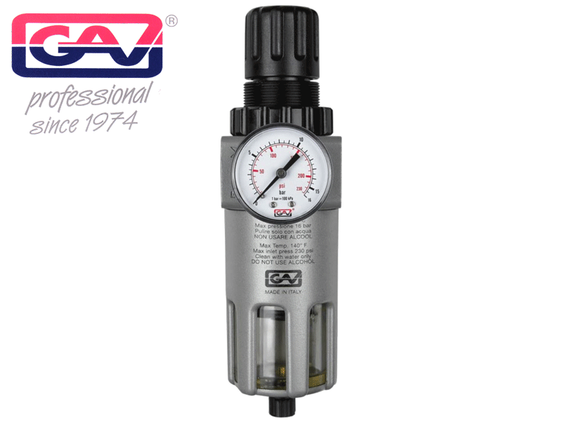 1/2 AIR PRESSURE REGULATOR WITH FILTER